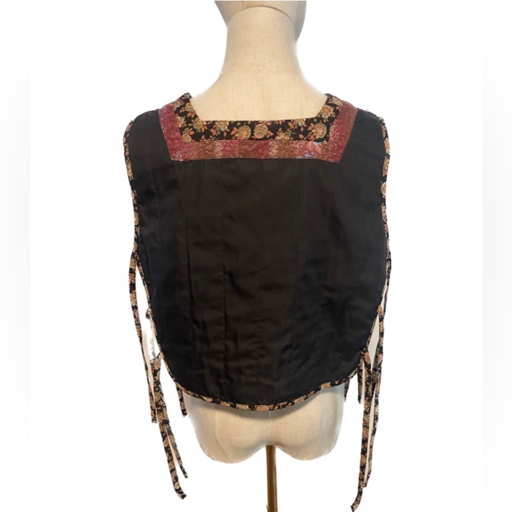 60s -70s MOUNTAIN ARTISANS COTTAGECORE PATCHWORK TOP & MAXI SKIRT MCM VTG EUC S - Picture 9 of 16